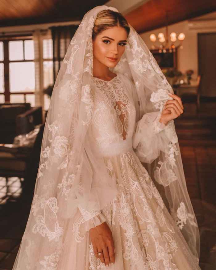 Thássia Naves, vestido de novia
