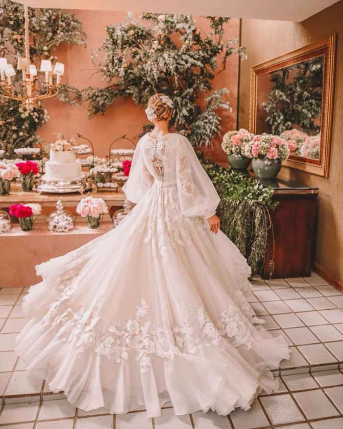 Thássia Naves, vestido de novia
