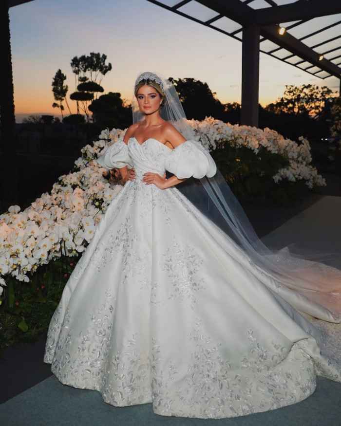 Thássia Naves, vestido de novia