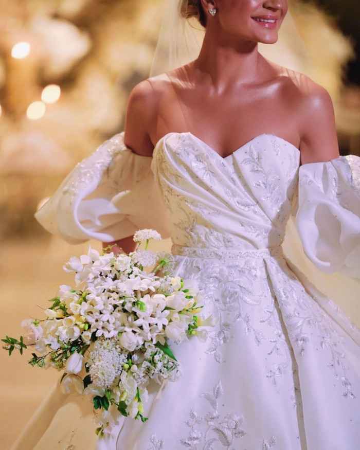 Thássia Naves, vestido de novia