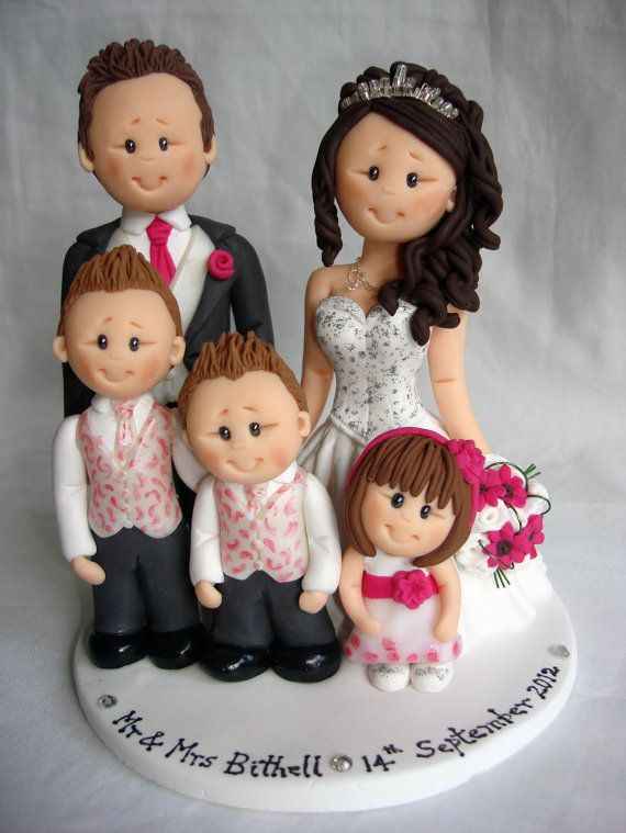 cake topper con hijas