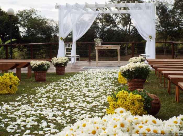 pasillo hasta el altar