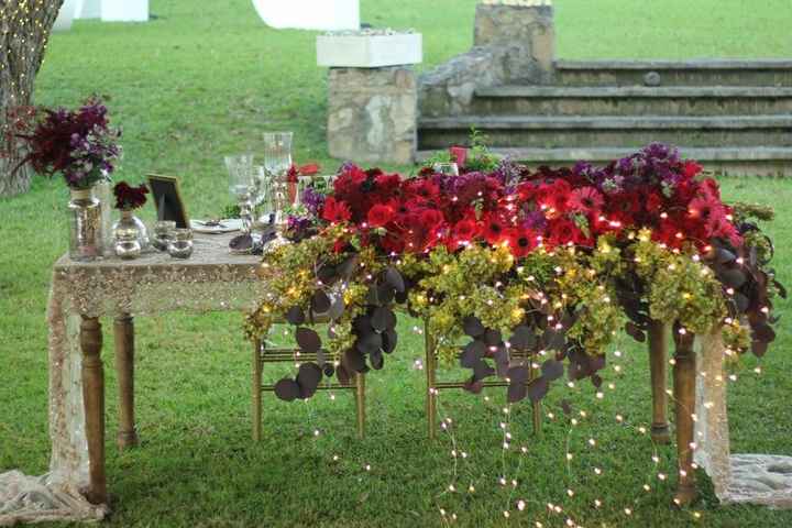 decoracion con luces de navidad para la boda Foto Luxury and Blush Events