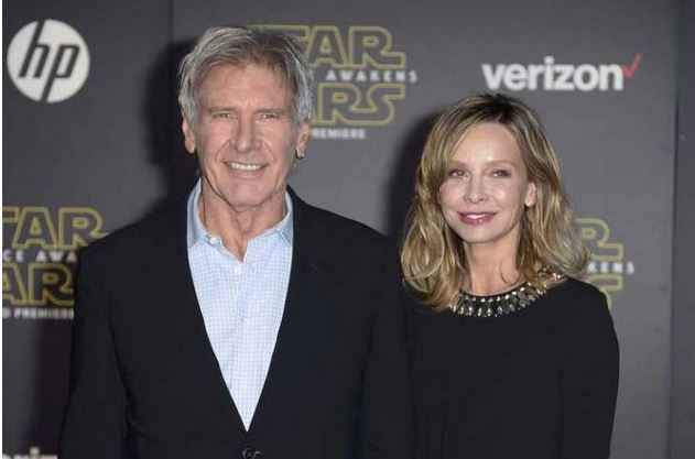 Harrison Ford y Calista Flockhart, se casaron en la casa del Gobernador del Estado Norteamericano de