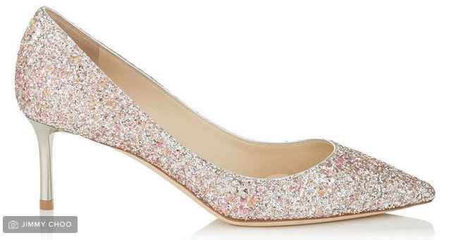 zapato de novia hermoso