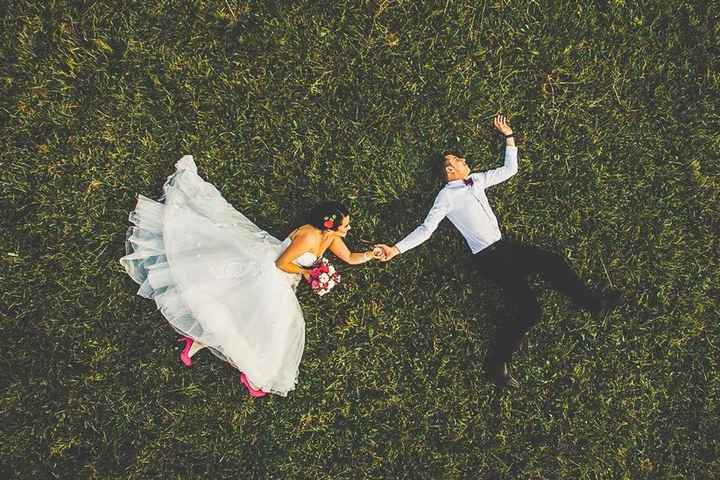drone en la boda wedding film