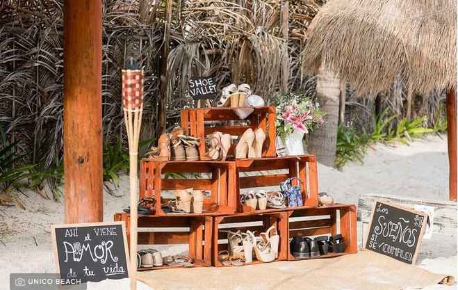shoe valet boda playa zapatos foto unico beach