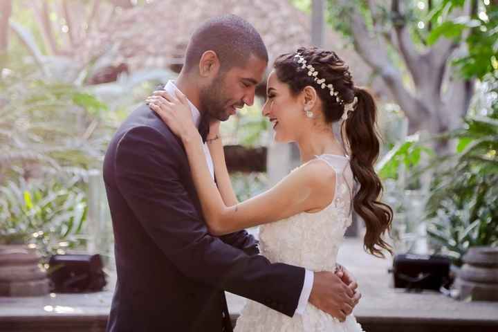 peinando novia tendencia 2020 foto turquesa