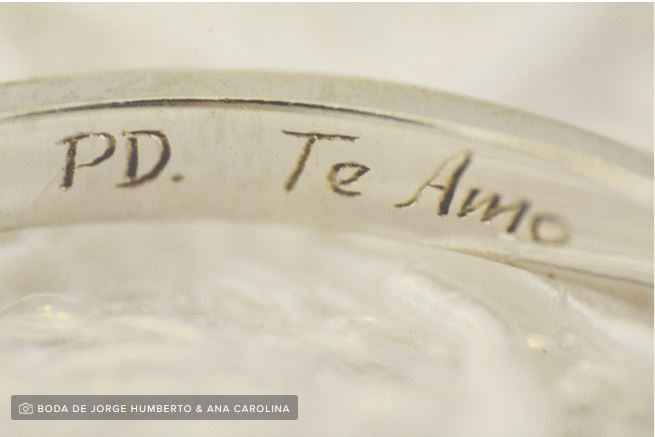 frase anillo boda foto boda de jorge humberto & ana carolina