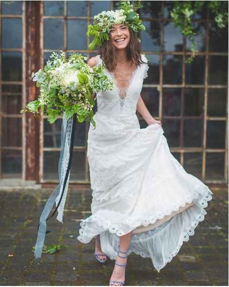 Deja TU CALIFICACIÓN para el look de esta novia - 1