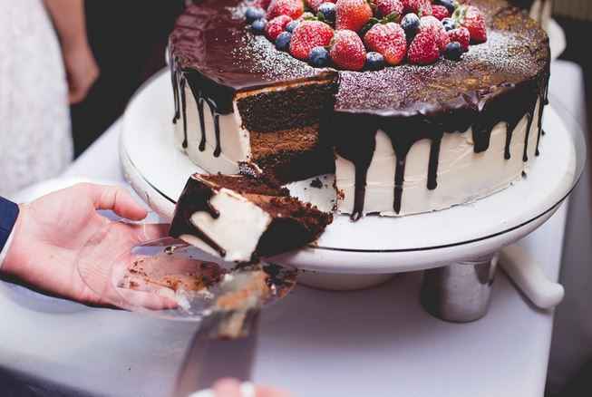 3 pasteles de boda con chocolate - 2