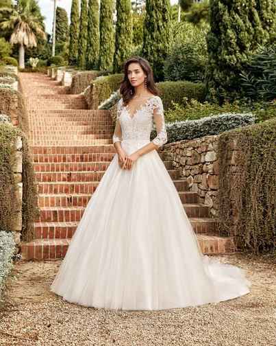 4 vestidos de novia con mangas tres cuartos especialmente para ti - 1