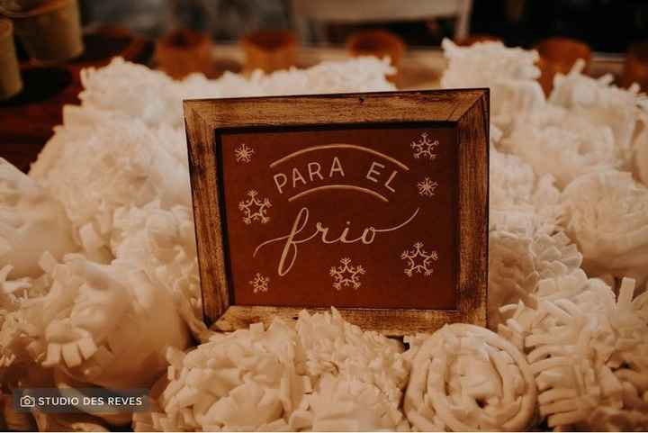 4 opciones para ofrecer mantas calientitas en tu boda de invierno - 1