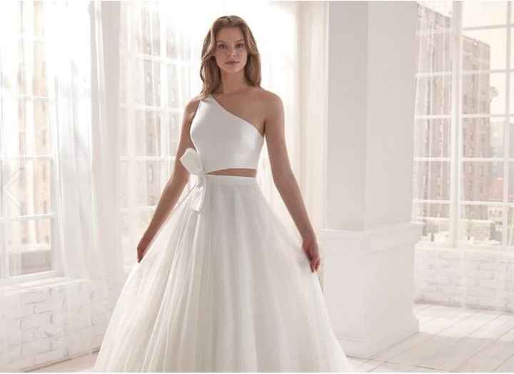 Vestido de novia asimétrico, Jolie - 1