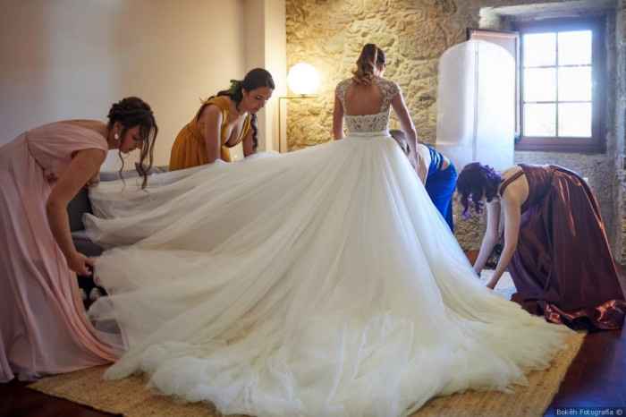 ¿Quién te ayudará a poner el vestido de novia en el gran día? - 1