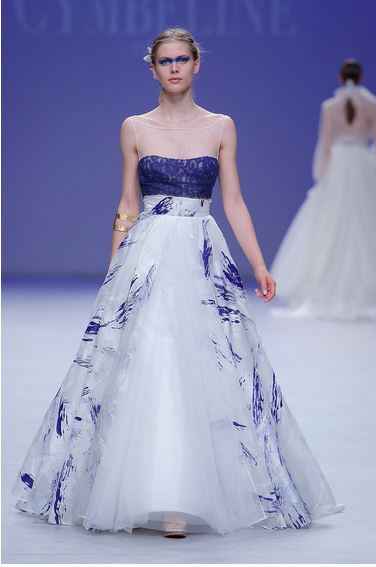 6 vestidos de novia con detalles em AZUL 💙 - 3