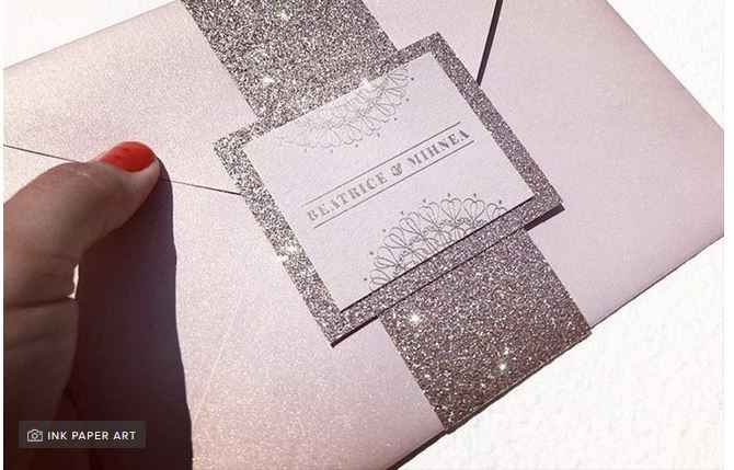 Detalles con glitter para tu boda - 3