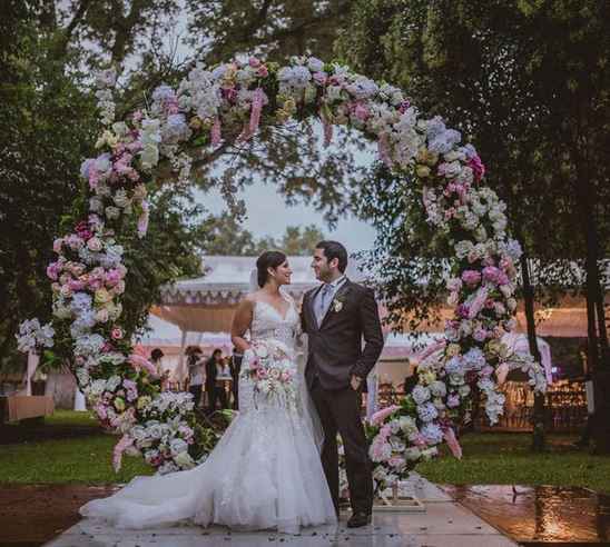4 arcos de flores para la boda - 1