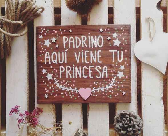Ideas para los carteles anunciando la llegada de la novia - 5