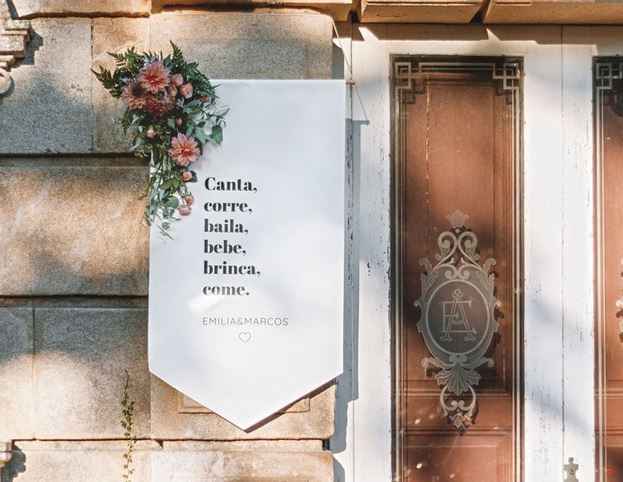 8 Carteles hermosos y decorativos para la boda - 2