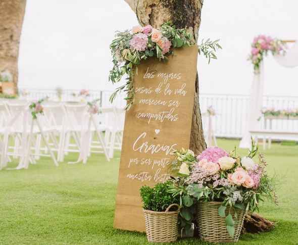 8 Carteles hermosos y decorativos para la boda - 3