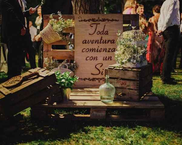 8 Carteles hermosos y decorativos para la boda - 5