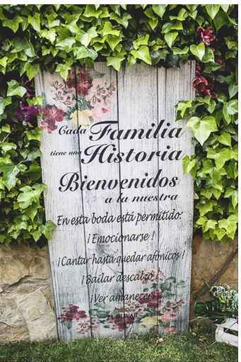 8 Carteles hermosos y decorativos para la boda - 6