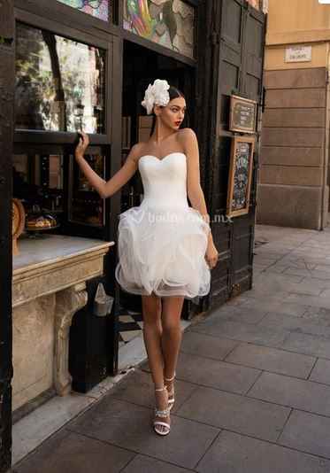 5 vestidos – CORTOS – para una novia 👍👎 - 1