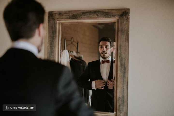 Novio con barba en el día B👍👎 - 1