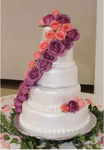 5 pasteles de boda con flores - 4