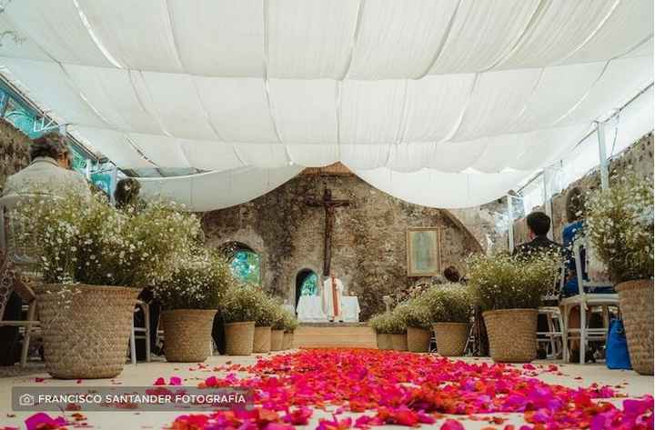 5 inspiraciones para decorar el pasillo de la ceremonia - 2