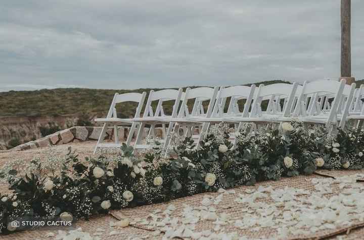 5 inspiraciones para decorar el pasillo de la ceremonia - 4
