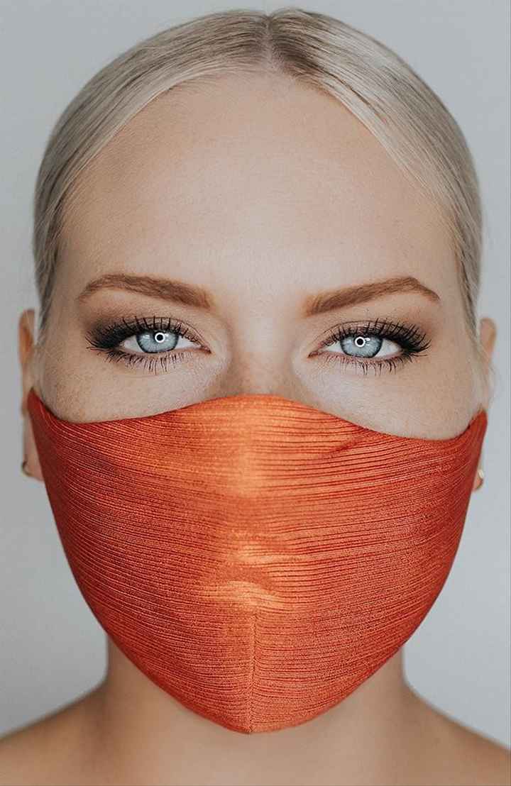 4 mascarillas de color para las damas - 2