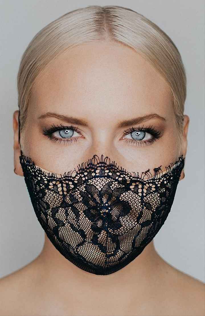 4 mascarillas de color para las damas - 3
