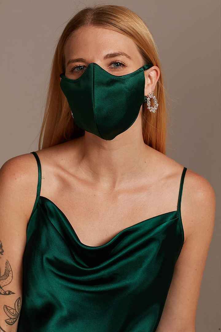 4 mascarillas de color para las damas - 4