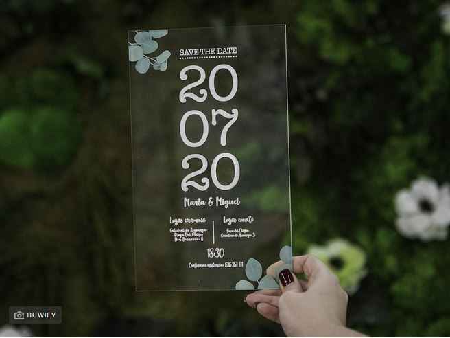 Invitaciones de bodas en metacrilato, ¿has visto? - 1