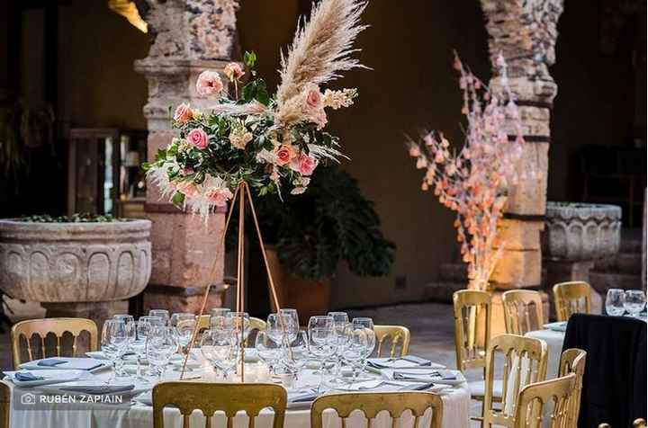 4 centros de mesa ALTOS para la boda - 3