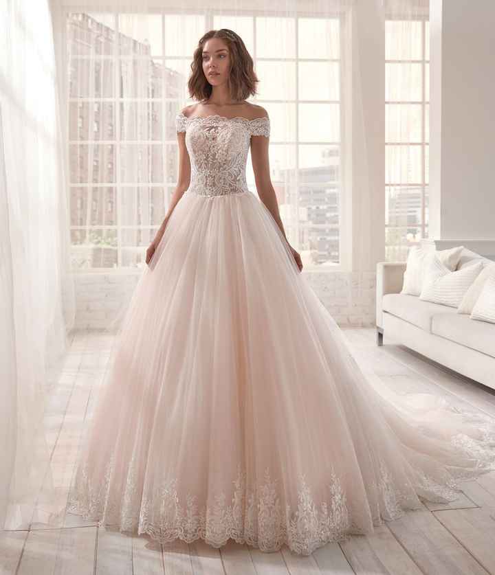 ¿Te casarías con un vestido de novia en color rosa? - 1