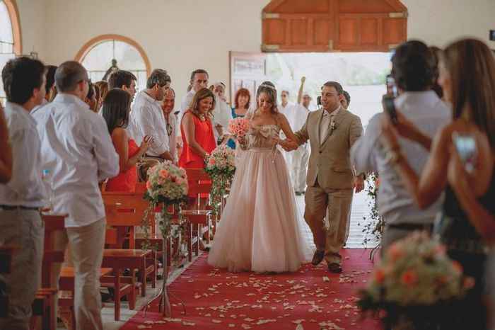 ¿Vas a practicar caminar hacia el altar? - 1