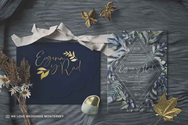 Tendencias 2021: Invitaciones en acrílico - 1