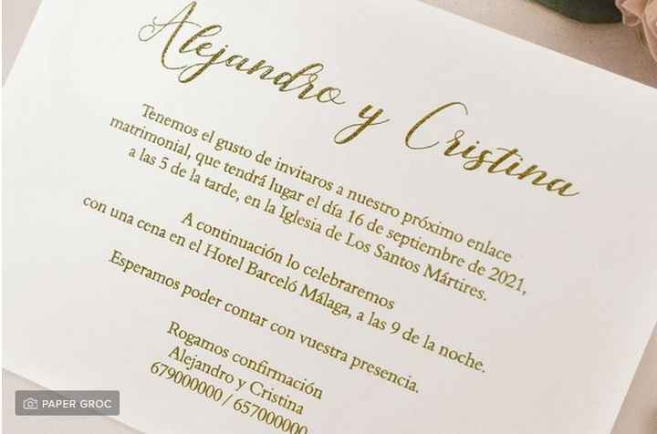 Tendencias 2021: Invitaciones minimalistas - 1