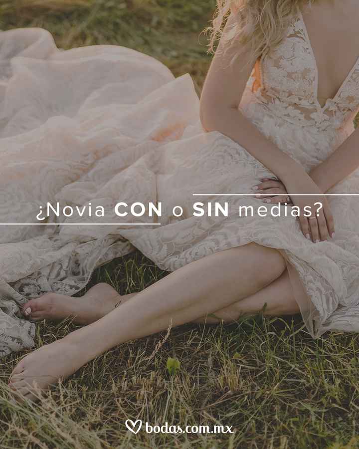¿Novia CON o SIN medias? - 1