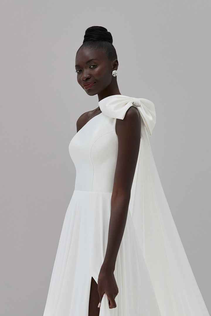 4 vestidos de novia con moños 🎀👰 - 1