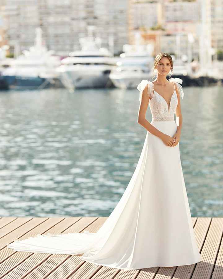 4 vestidos de novia con moños 🎀👰 - 3
