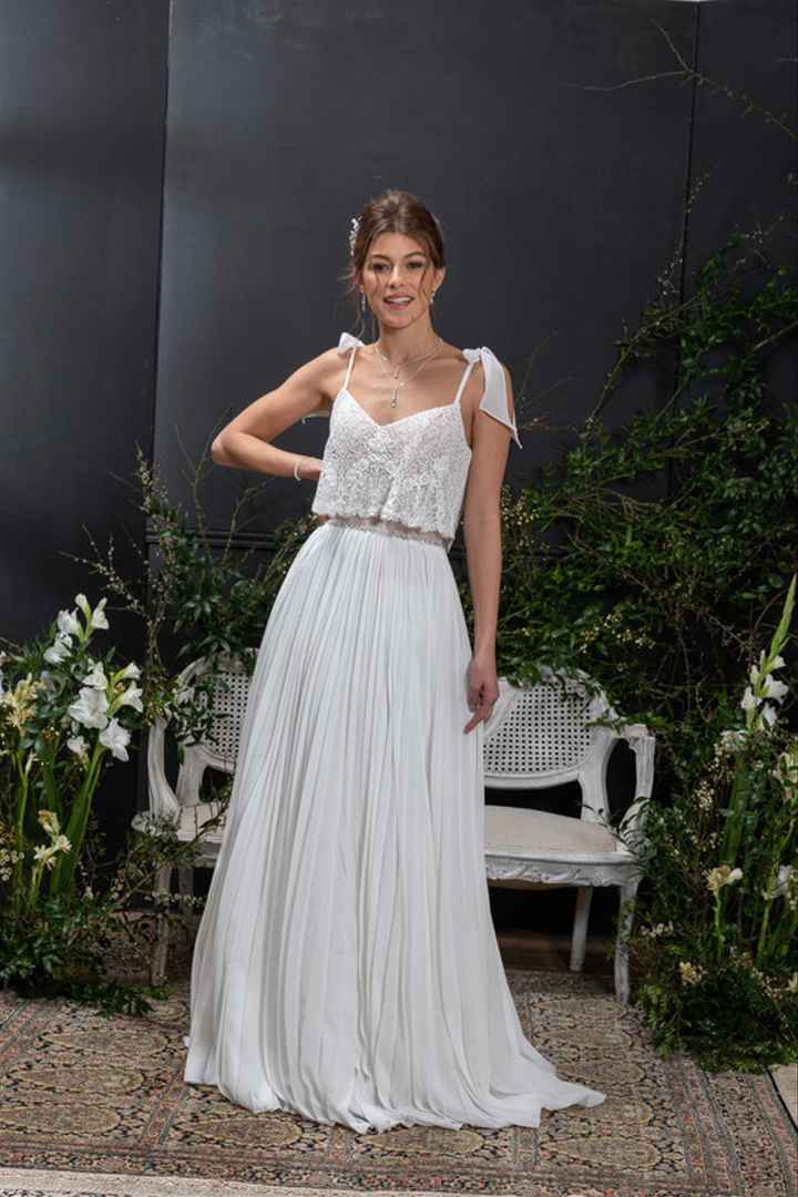 4 vestidos de novia con moños 🎀👰 - 4