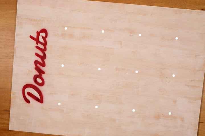 Tablero de donas, DIY en pocos pasos - 5