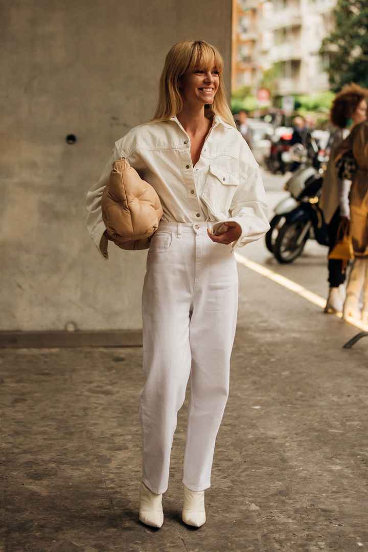 Jeans blancos para la boda civil: ¿claro que sí o una locura? - 1
