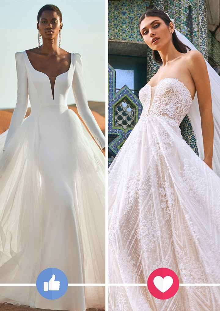 Vestido de novia ¿con o sin mangas? - 1