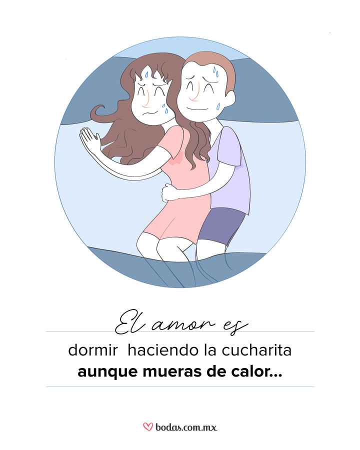 ¿Te gusta dormir haciendo la cucharita? - 1