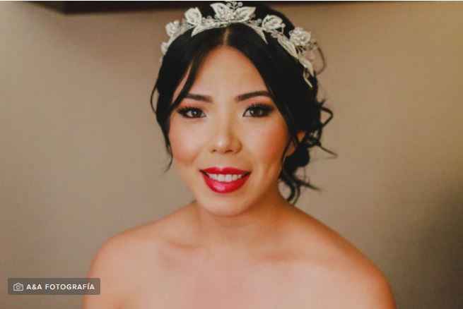 Labial rojo vibrante para la novia, ¿sí o no? 👄 - 1
